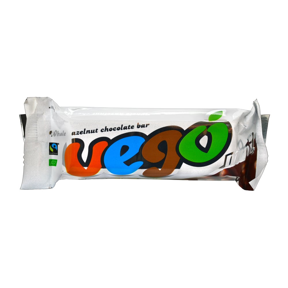 Vego Good Food Whole Hazelnut Chocolate Bar (Org) G 30x150g