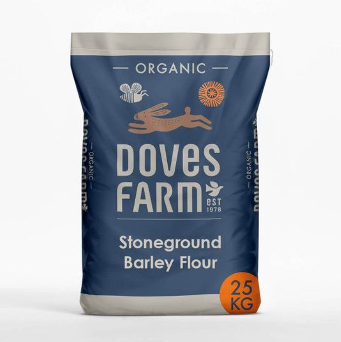 Doves Farm Stoneground Barley Flour 1x25kg