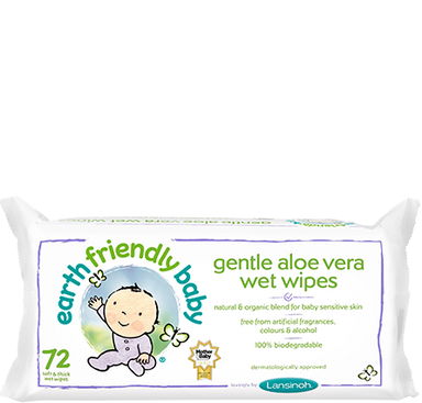 Earth Friendly Baby Eco Baby Wipes 72s