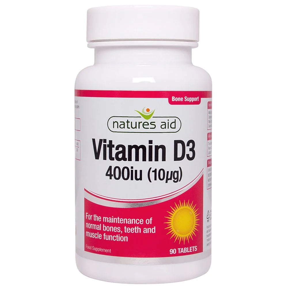 Natures Aid (*EM*) Vitamins Vitamin D 10ug 1x90Tabs