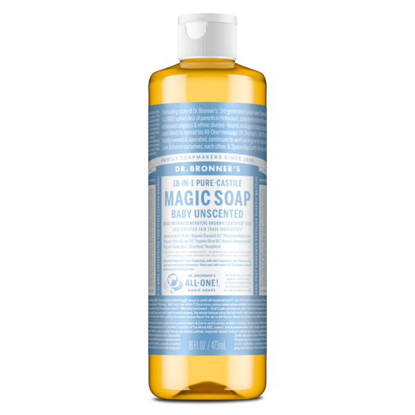 Dr. Bronner's Pure-Castile Liquid Soap - Baby Mild