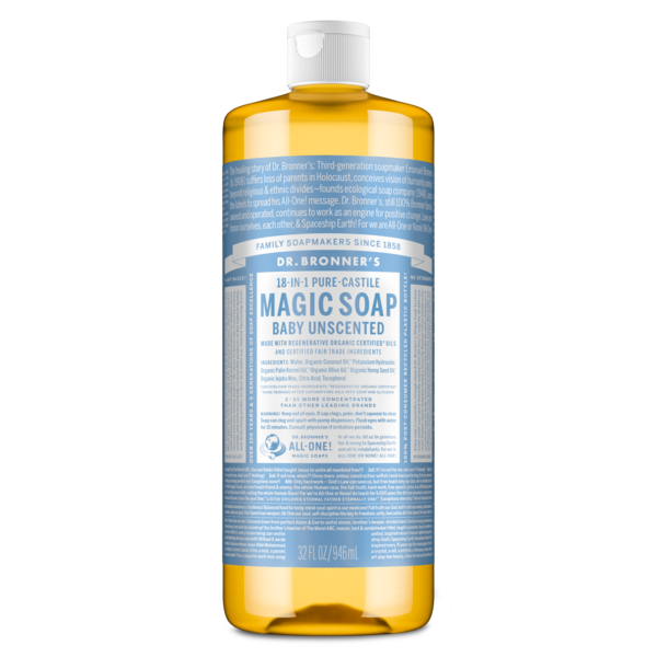 Dr. Bronner's Pure-Castile Liquid Soap - Baby Mild
