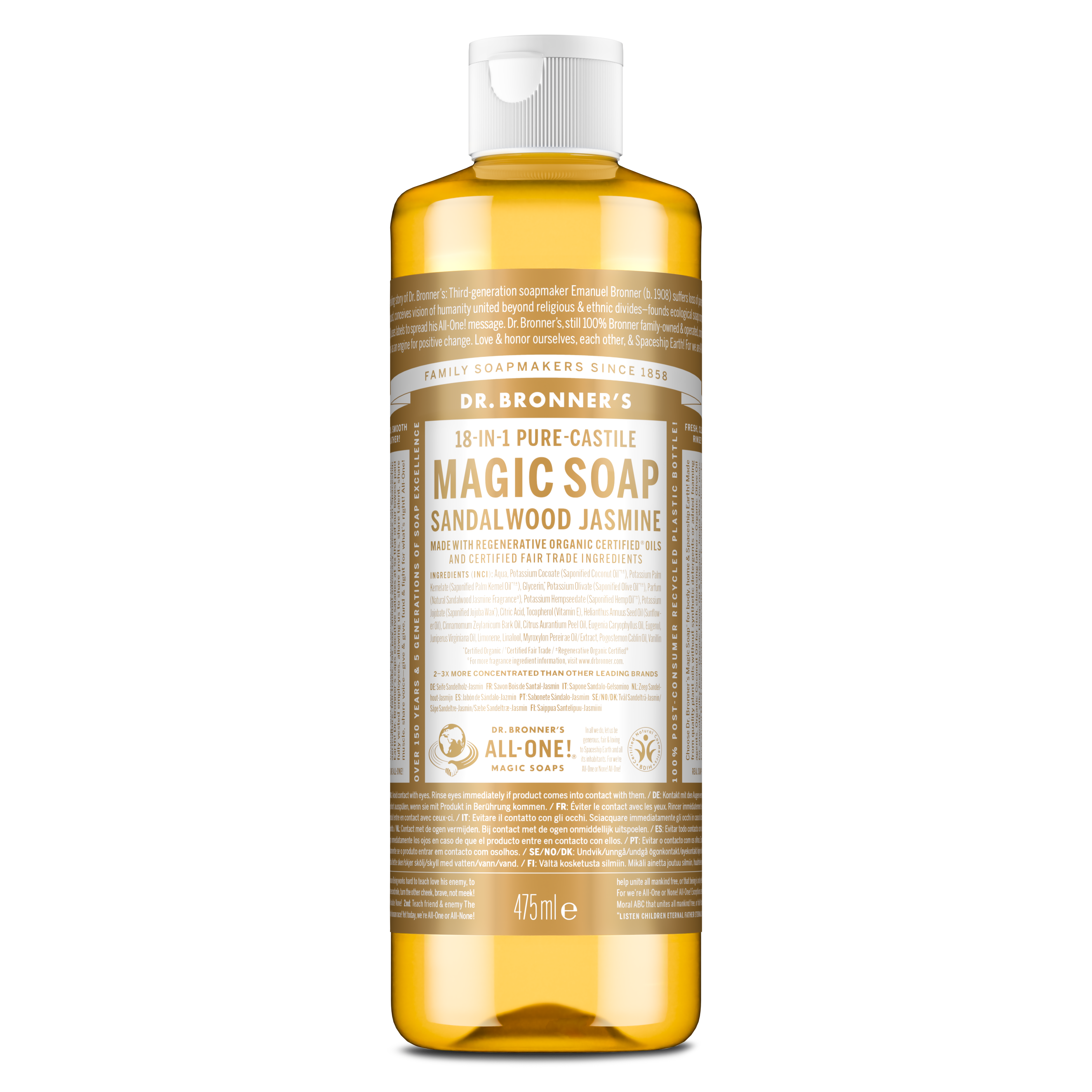 Dr. Bronner's Pure-Castile Liquid Soap - Sandalwood Jasmin