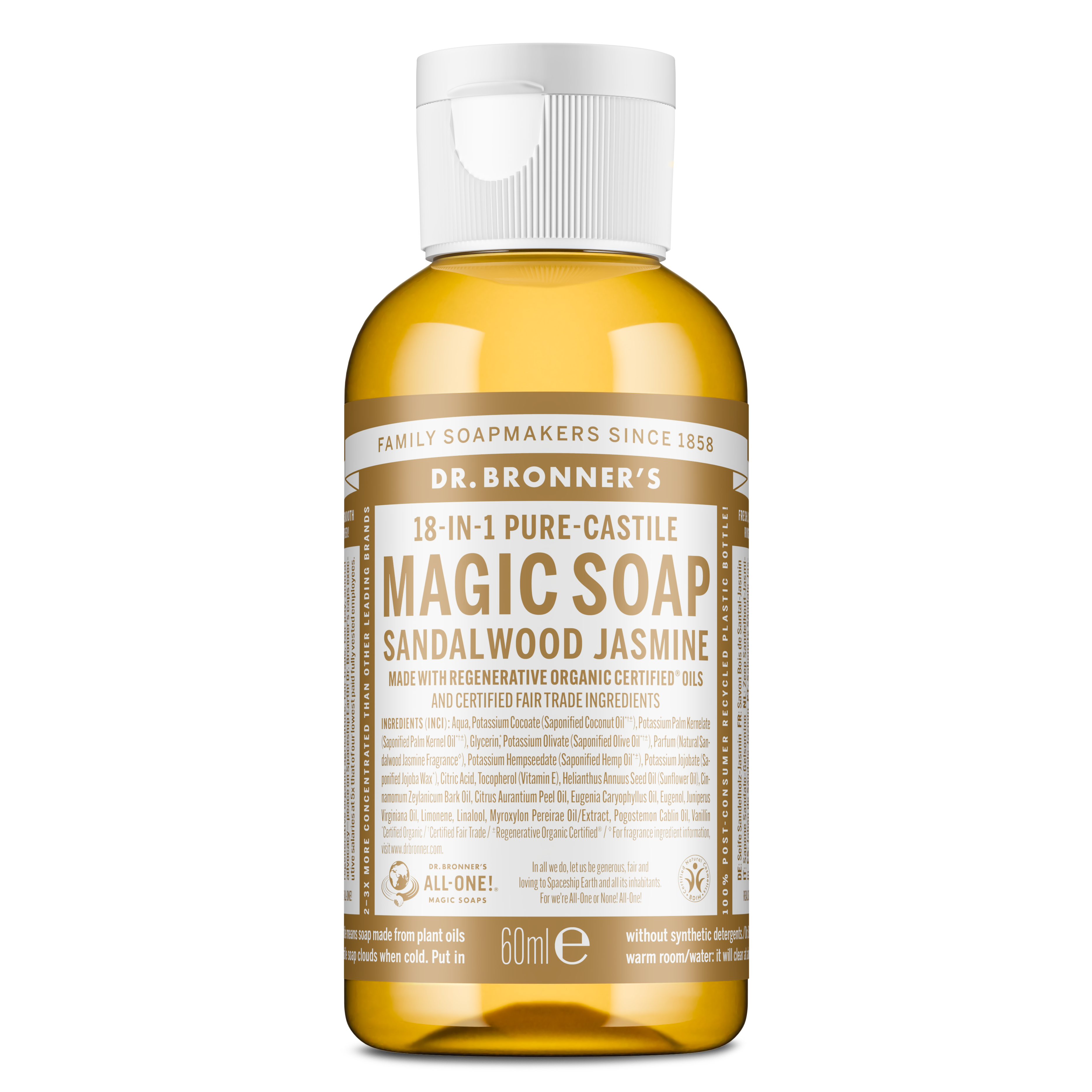 Dr. Bronner's Pure-Castile Liquid Soap - Sandalwood Jasmin