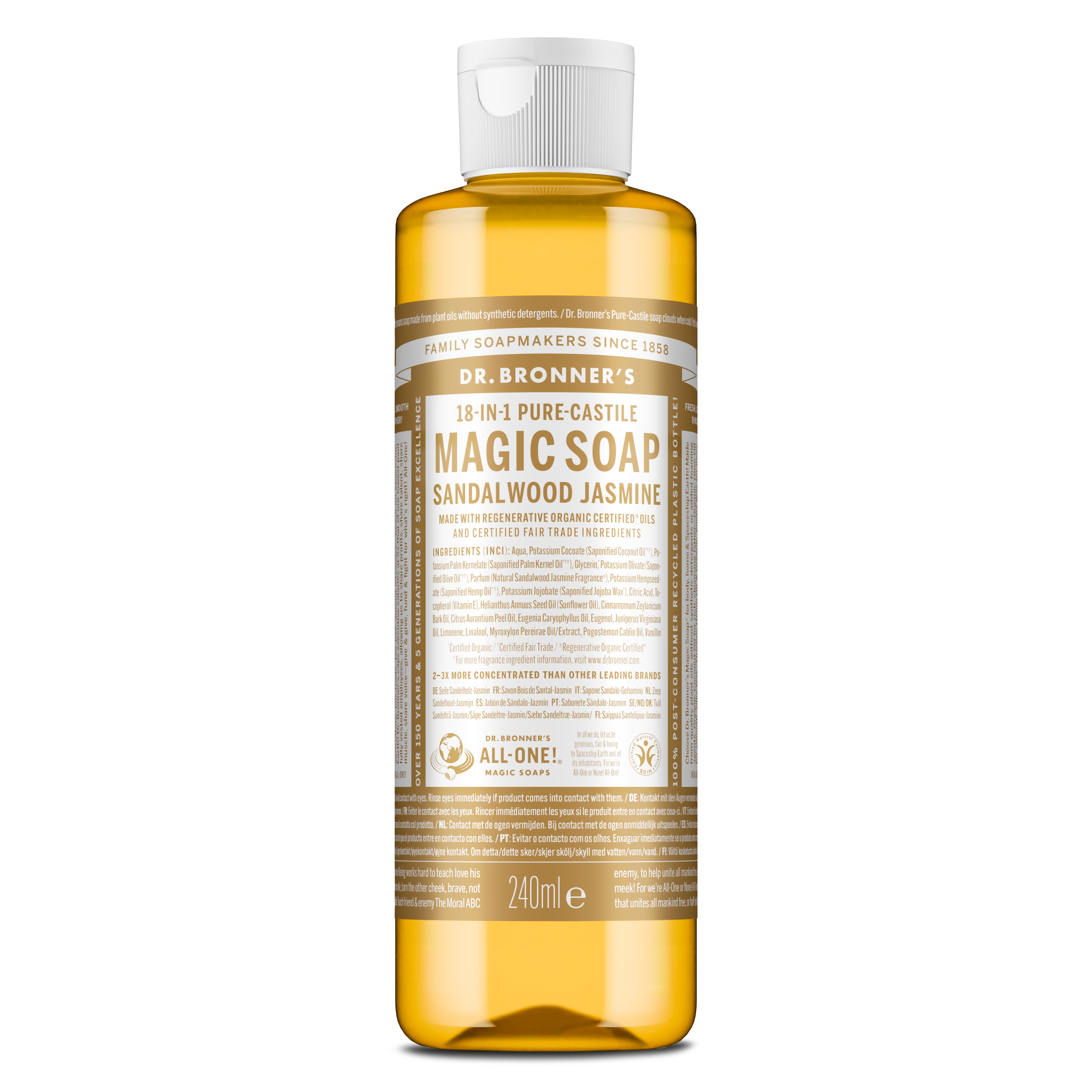 Dr. Bronner's Pure-Castile Liquid Soap - Sandalwood Jasmin