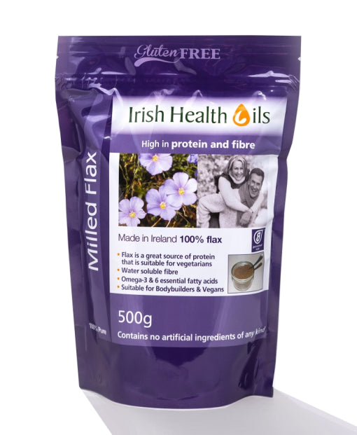 Irish Health Oils Milled Flax Seed 500g