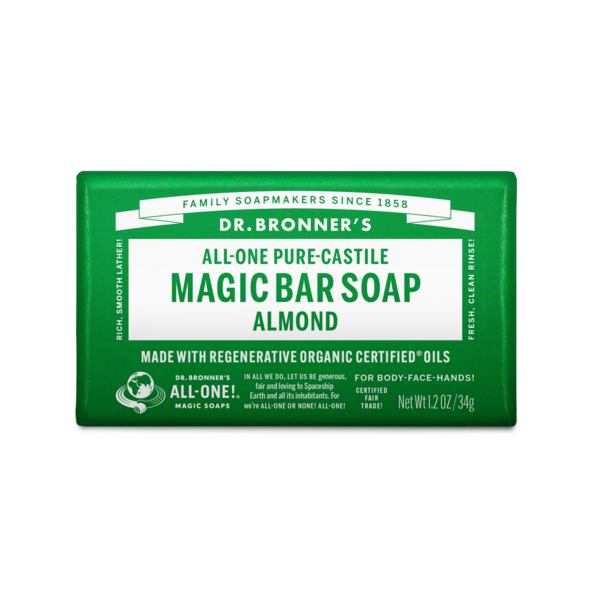 Dr. Bronner's Pure-Castile Bar Soap - Almond -140g
