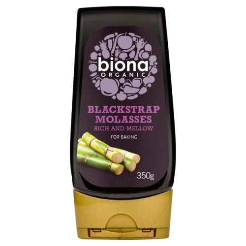 Biona Sweeteners Blackstrap Molasses Squeezy (Org) 6x350g