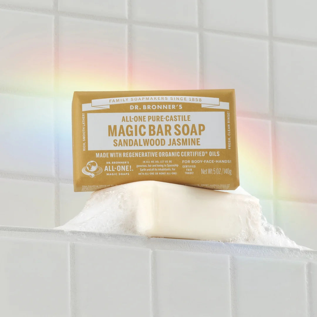 Dr. Bronner's Pure-Castile Bar Soap - Sandalwood Jasmine -140g