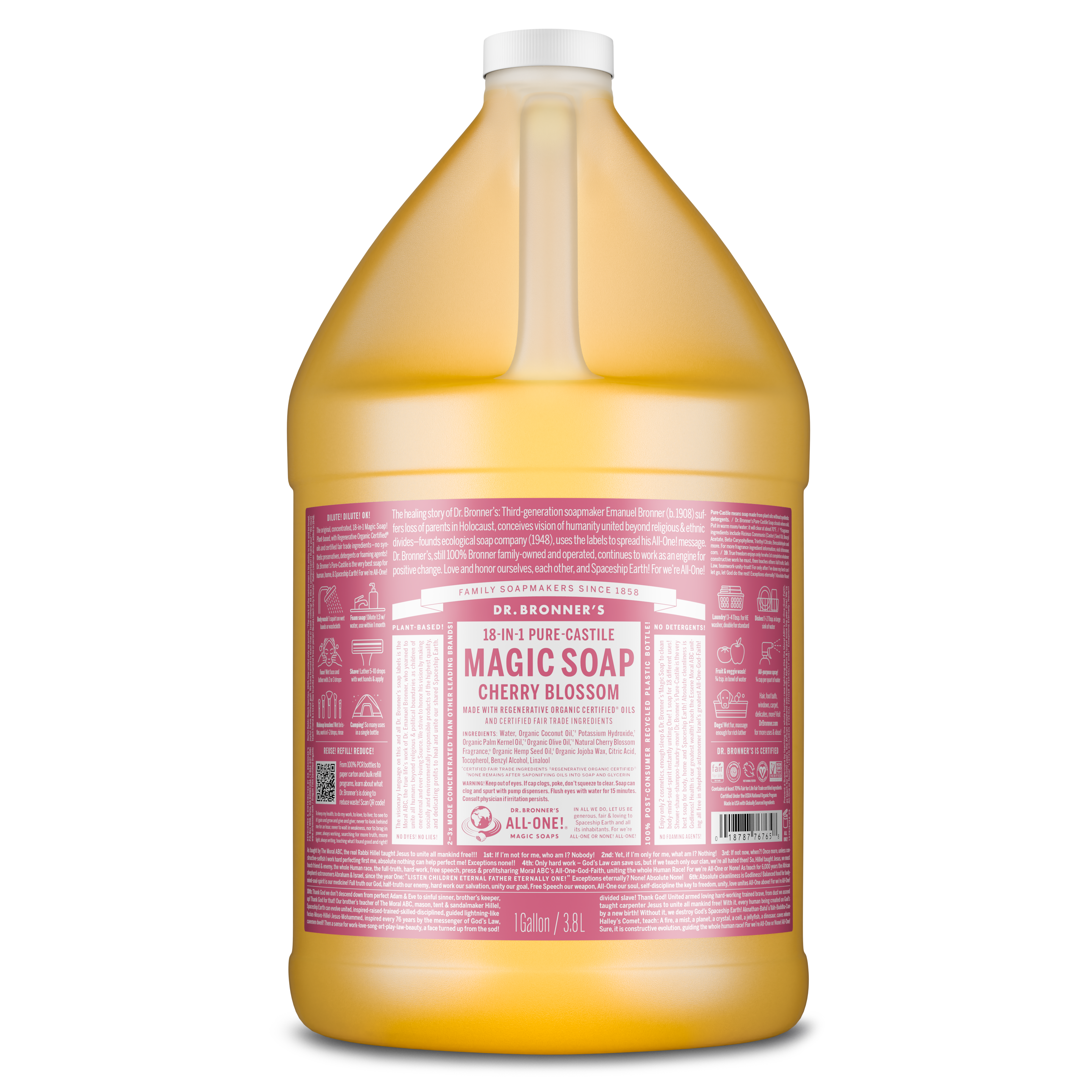 Dr. Bronner's Pure-Castile Liquid Soap - Cherry Blossom