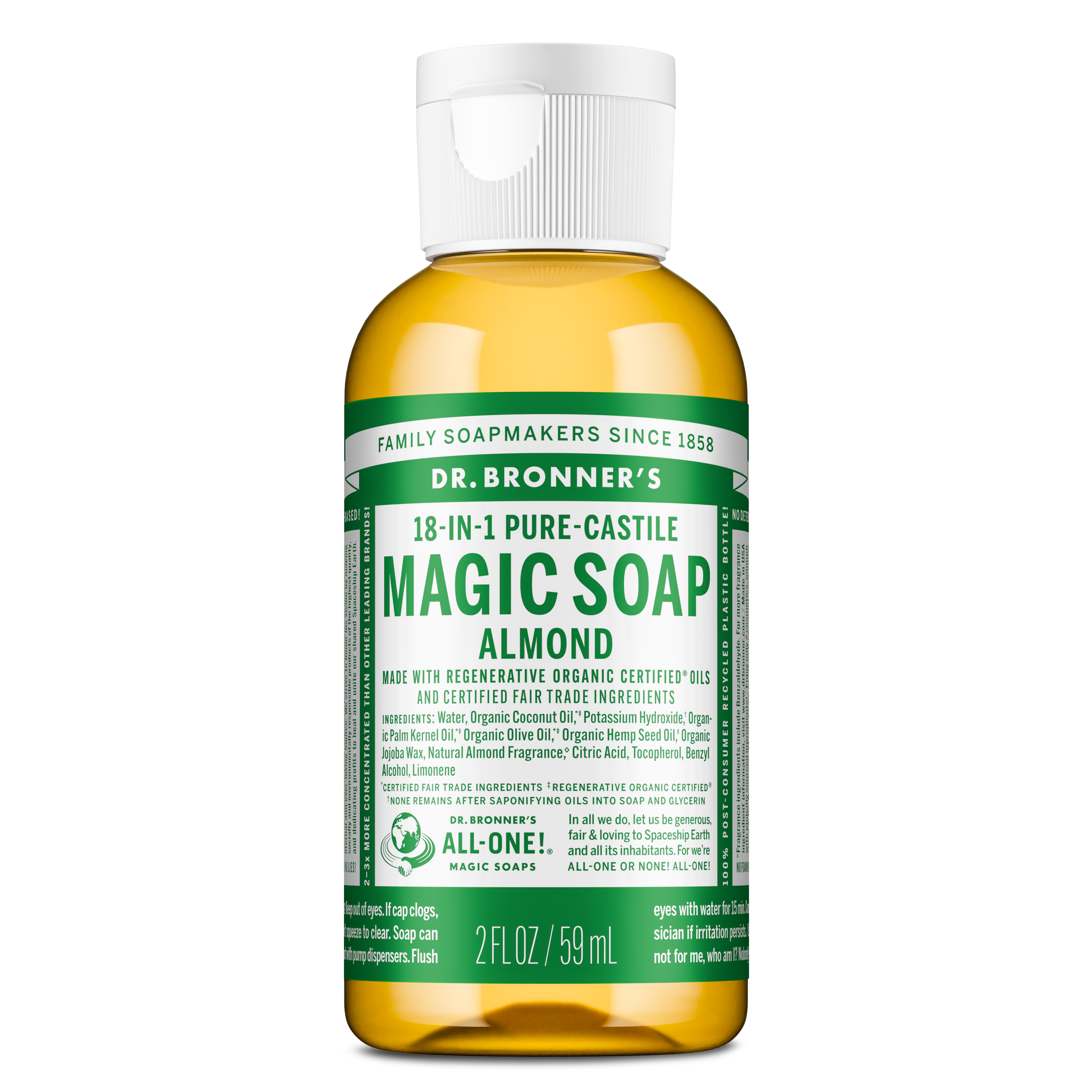 Dr. Bronner's Pure-Castile Liquid Castile Soap - Almond