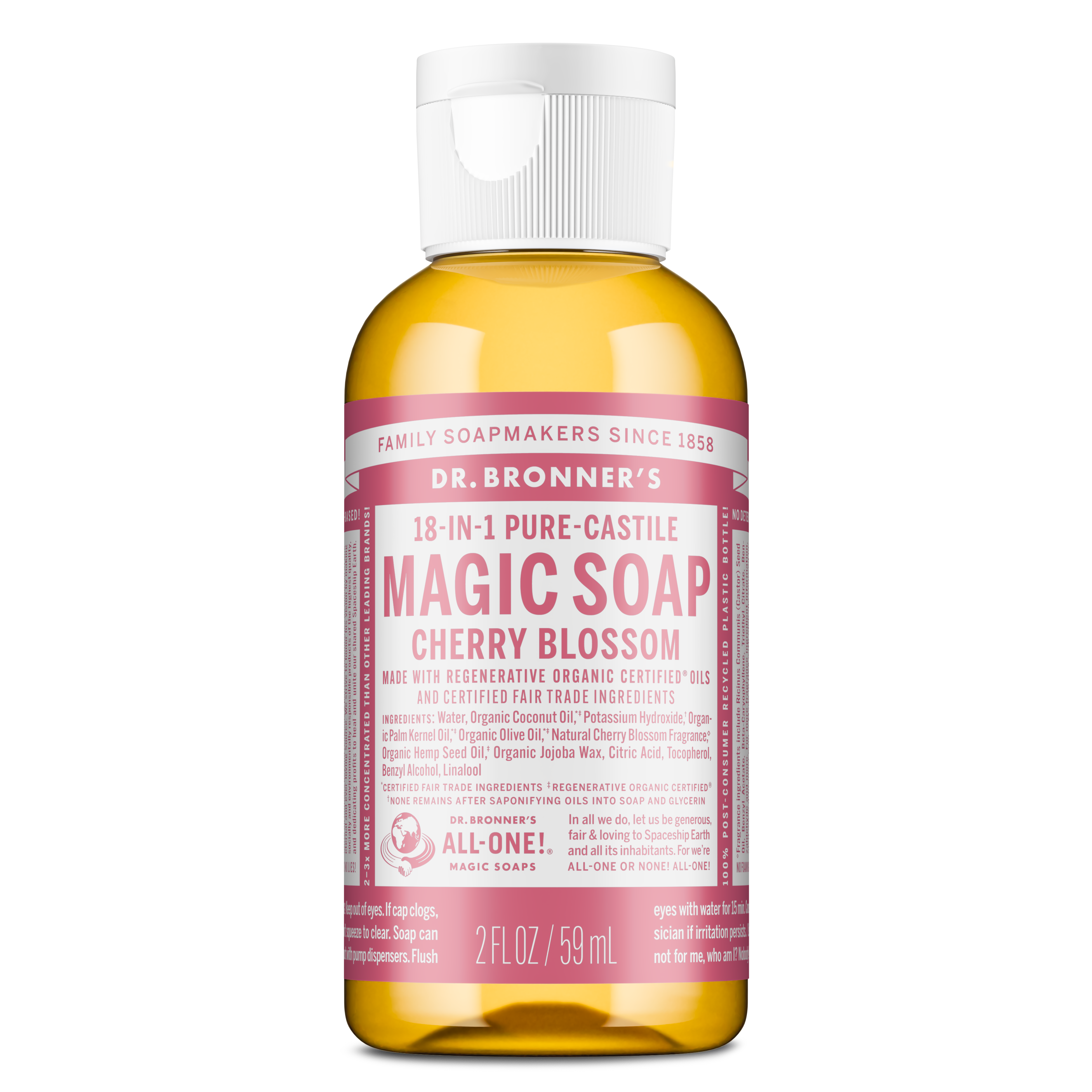 Dr. Bronner's Pure-Castile Liquid Soap - Cherry Blossom