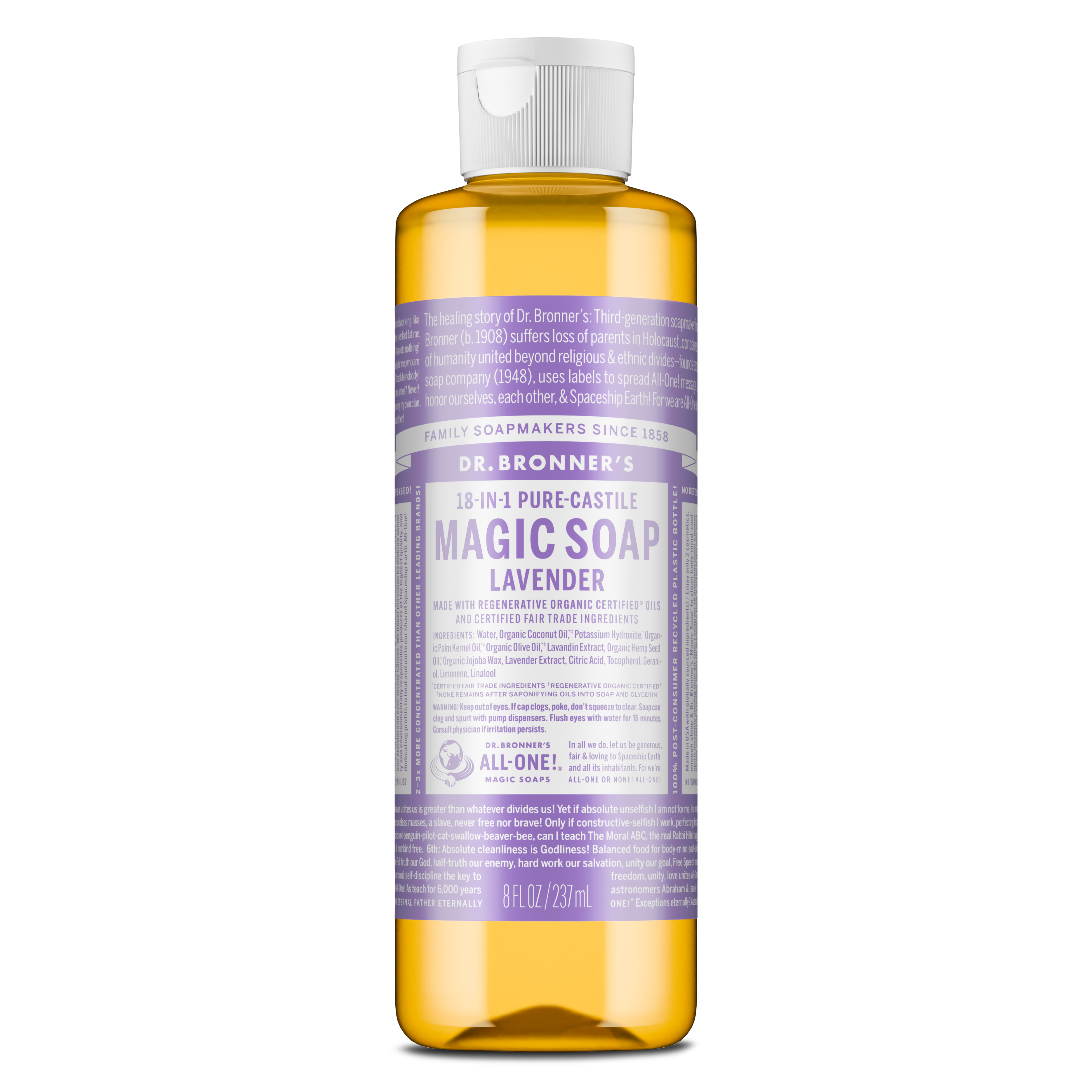 Dr. Bronner's Pure-Castile Liquid Soap - Lavender
