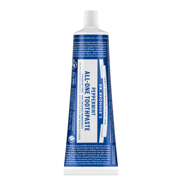 Dr. Bronner's All-One Toothpaste - Peppermint - 5oz