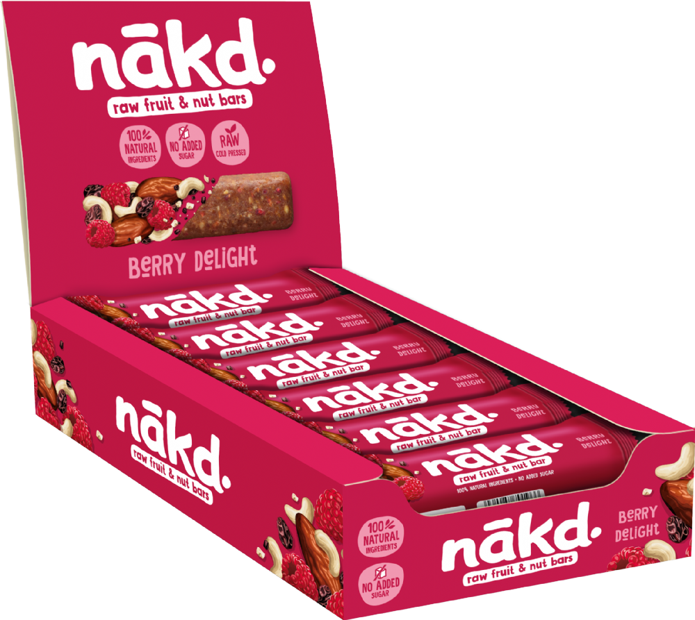 Nakd Berry Delight Bar 18x35g