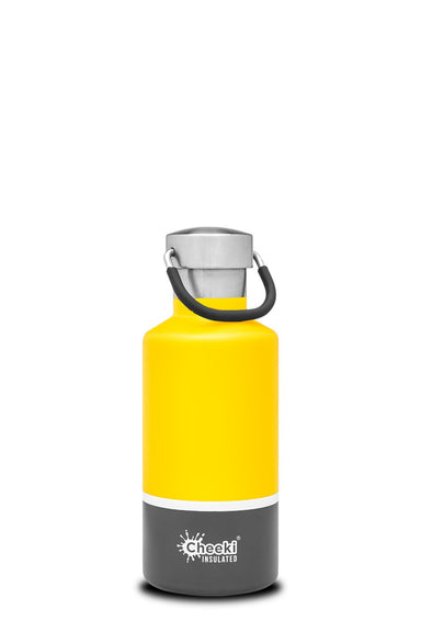 400ml Classic Insulated Bottle - Sunshine Grey