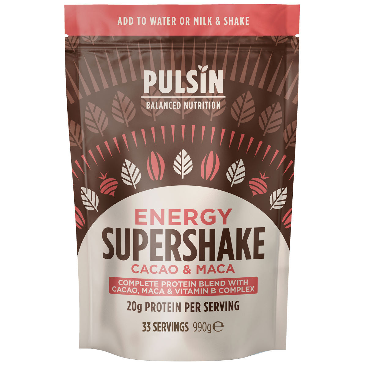 Pulsin - Energy Cacao & Maca Supershake