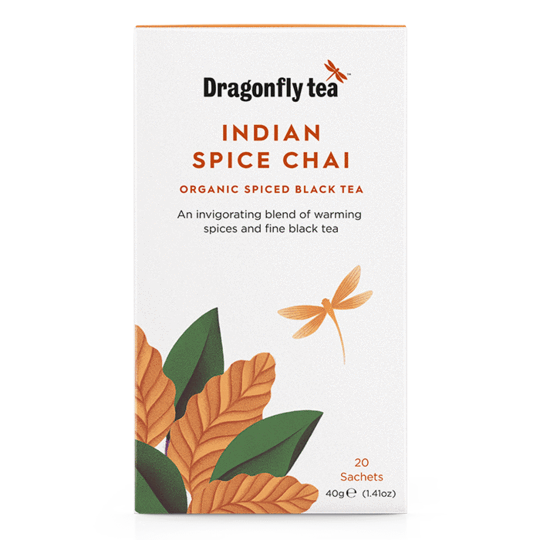 Dragonfly Tea Traditional Indian Chai 4x20 Bags