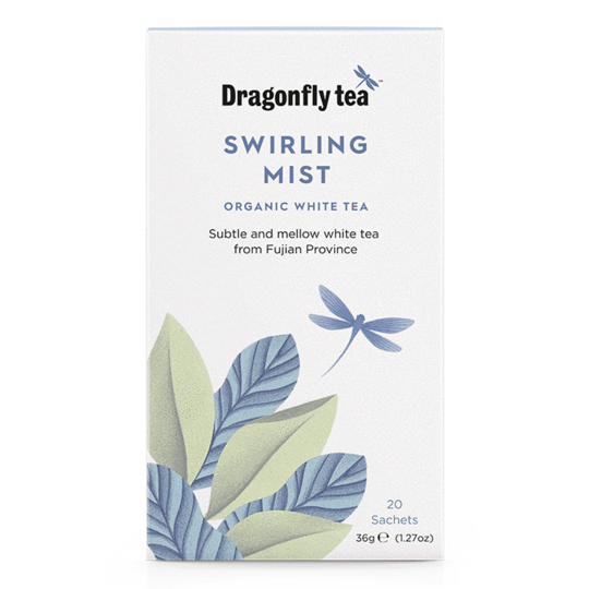 Dragonfly Tea Swirling Mist White Tea 4x20 Bags