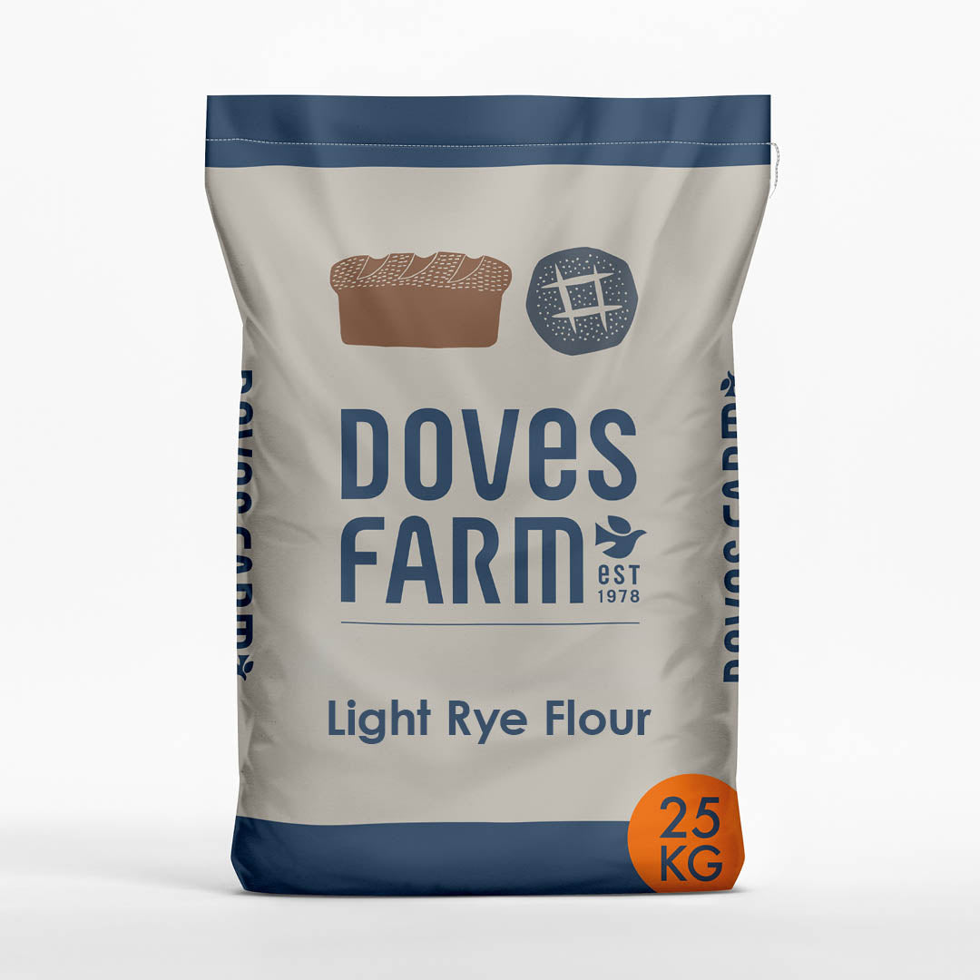 Bulk Flour - Doves Light Rye Flour Non-Organic 1x25kg