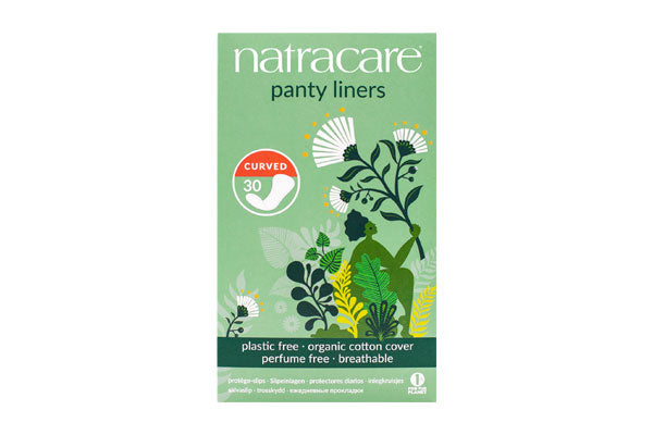 Natracare	Natural Panty Liners - Curved	16x30Pce