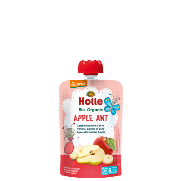 Holle Baby	Apple & Banana with Pear (Org)	12x90g