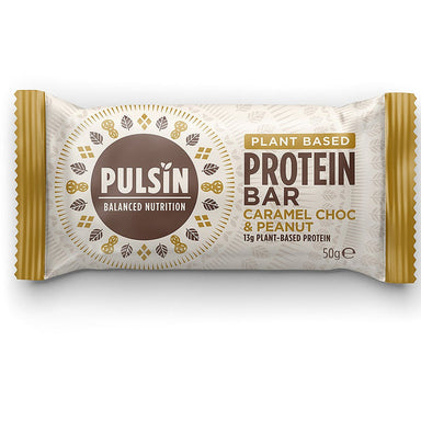 Pulsin - Caramel Choc Peanut Protein Bar 18 Pack