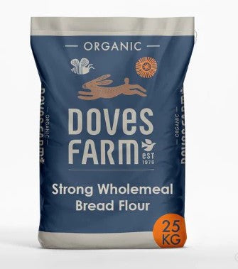Bulk Flour - Doves Farm Strong Stoneground Wholemeal Flour 1x25kg