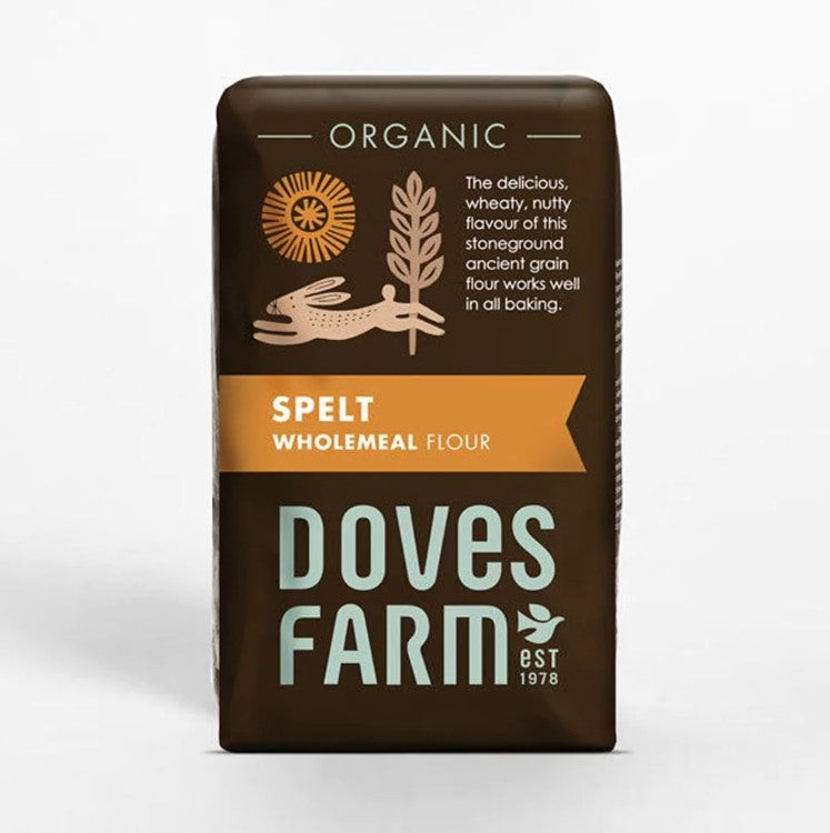 Bulk Flour - Doves Farm Foods Spelt Flour Wholemeal (Org) 5x1kg