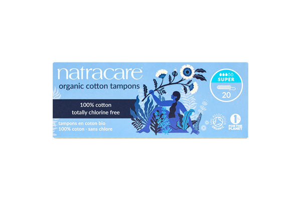 Natracare	Cotton Tampons Super (Org)	12x20Pce
