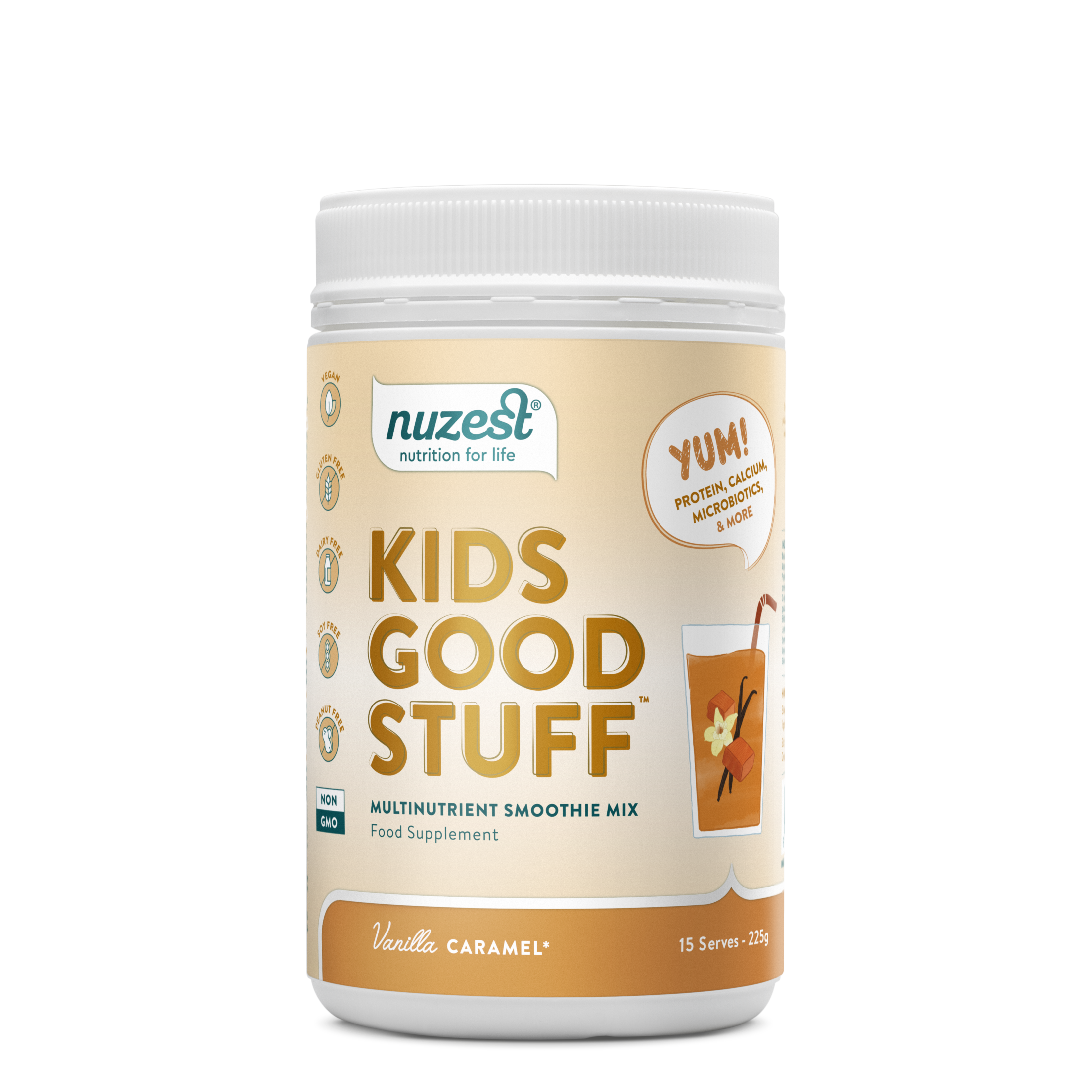 Nuzest For Kids Wild Vanilla Caramel powder 225g