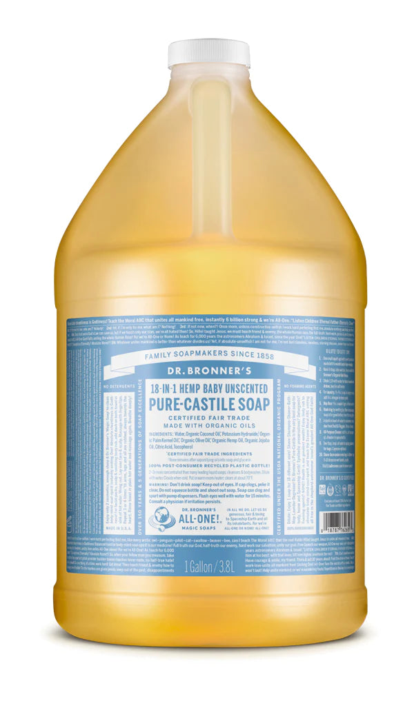 Dr. Bronner's Pure-Castile Liquid Soap - Baby Mild