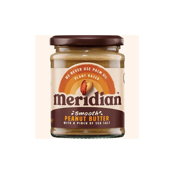 Meridian Peanut Butter Smooth w Salt (Org) 6x280g