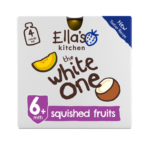 Ellas Kitchen Fruit Smoothie The White One (Org) Pack 3x(4x90g)