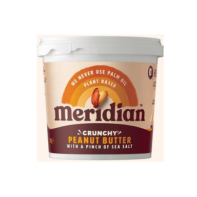 Meridian Peanut Butter Crunchy w Salt 1kg 6x1kg