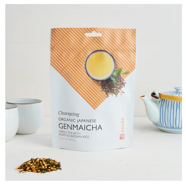 Clearspring - Genmaicha, Green Tea with Roasted Ri 6x125g