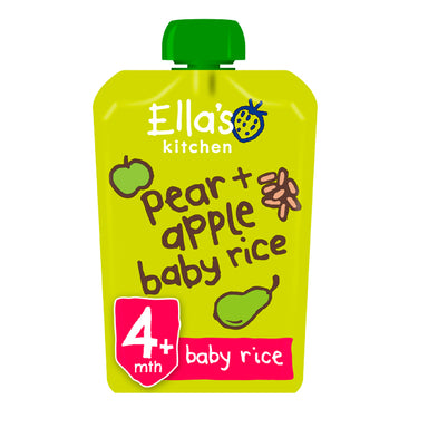 Ellas Kitchen Apple & Pear Baby Rice (Org) 7x120g