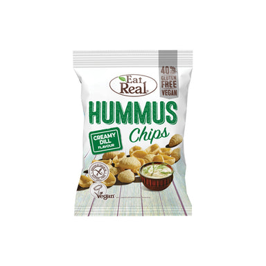 EAT REAL - Hummus Creamy Dill Chips 10x135g