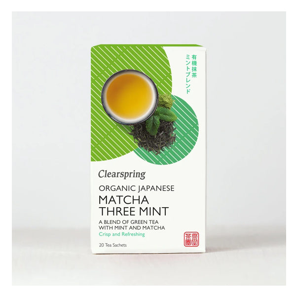Clearspring - Matcha Three Mint Tea (Org) 4x20Bags