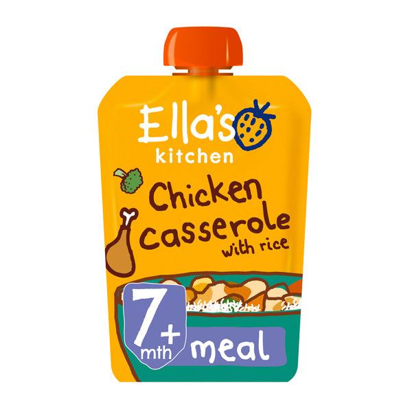 Ellas Kitchen Chicken Casserole & Rice 6x130g