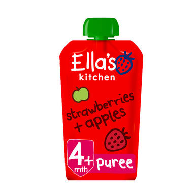 Ellas Kitchen Strawberry and Apple Puree (Org) 7x120g