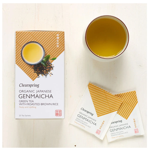 Clearspring -  Genmaicha Rice Tea (Org) 4x20Bags