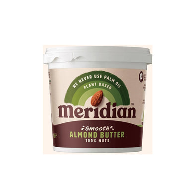 Meridian - Almond Butter Smooth 100% Nuts 1kg 6x1kg