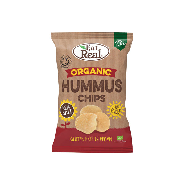 EAT REAL - Hummus Sea Salt Chips 12x45g