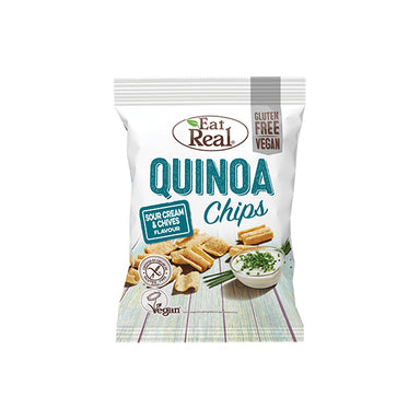 EAT REAL - Quinoa Sour Cream & Chive 10x80g