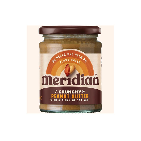 Meridian - Peanut Butter Crunchy w Salt (Org) 6x280g