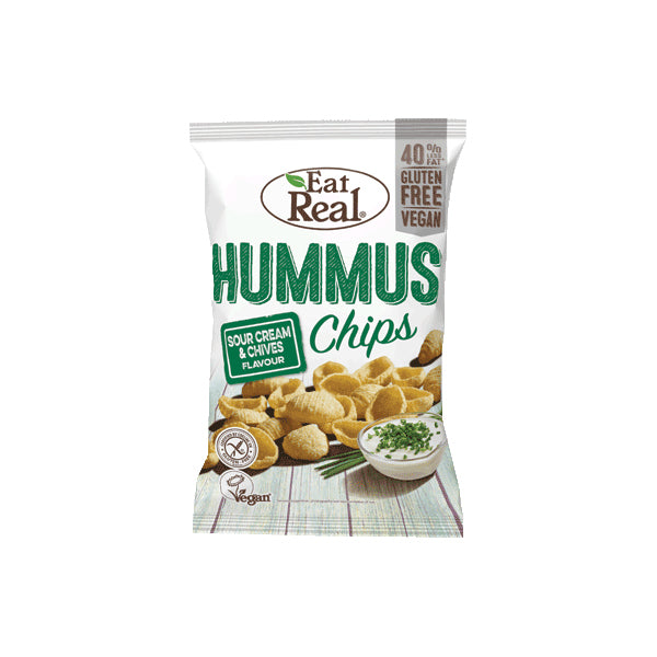 EAT REAL - Hummus Sour Cream Chips 12x45g