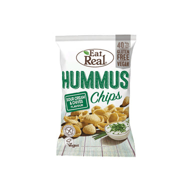 EAT REAL - Hummus Sour Cream Chips 10x135g