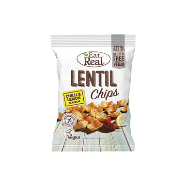 EAT REAL - Lentil Chilli Lemon Chips 12x40g