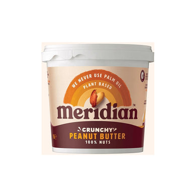Meridian Peanut Butter Crunchy 100% Nuts 6x1kg